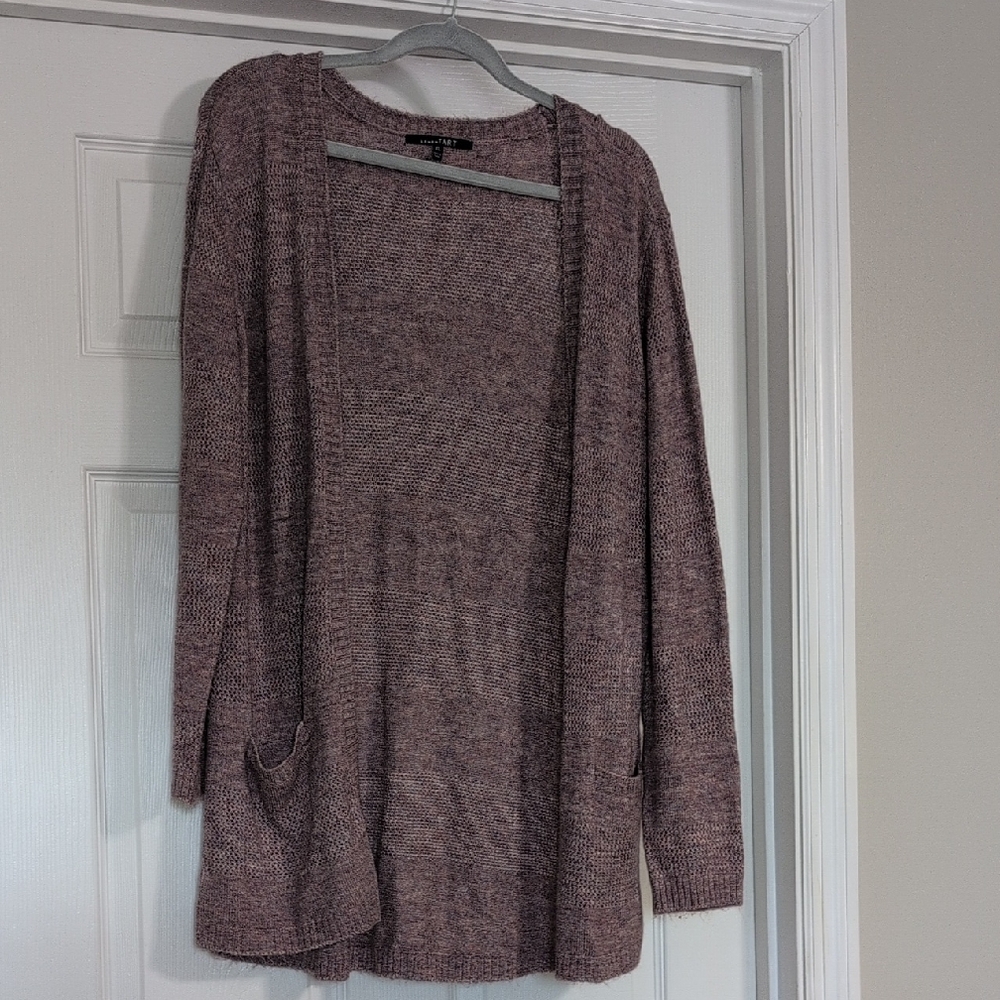 Women's Cozy Knit Sweater - Purple Heather